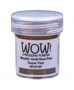 POLVO DE EMBOSSING WOW GOLD RICH PALE