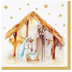 Servilleta 33cmx33 Bendición de la Sagrada Familia
