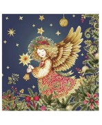 Servilleta 33cmx33 -ANGEL opulento azul