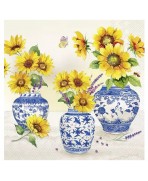 Servilleta 33cmx33cm girasoles