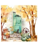 Servilleta 33cmx33cm Otoño agradecido