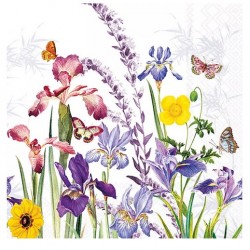 33cmx33cm Servilleta Iris