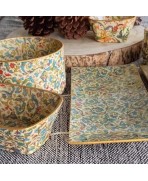 Sábado 14 de FEBRERO Monográfico decoupage una bandeja mediana y dos cuencos. redondo con papel de regalo-De 10:30 a 14:30h