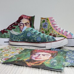 servilletas-Monográfico Zapatillas Decoupage con Servilletas
