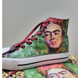 servilletas-Monográfico Zapatillas Decoupage con Servilletas