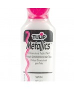 PINTURA TULIP METALLICS BLANCO 37ML