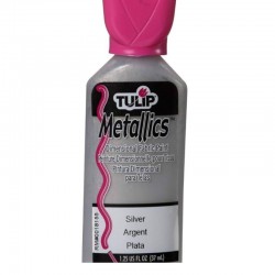 PINTURA TULIP METALLICS PLATA 37ML