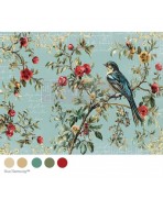 A1 Decoupage Fiber “The Velvet Nest” – Lámina de Fibra Decorativa 59.4cm x 84.1cm
