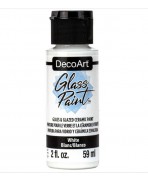 DecoArt Glass Paint 59ml color blanco