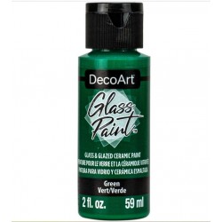 DecoArt Glass Paint 59ml verde