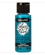 DecoArt Glass Paint 59ml turquesa