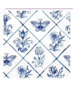 Servilleta 33cmx33cm Azulejos en forma de diamante