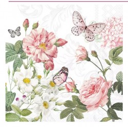 Servilletas 33x33 cm - Amelia white