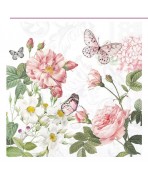 Servilletas 33x33 cm - Amelia white