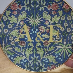 Con servilletas. - taller monográfico decoupage artístico sobre vidrio