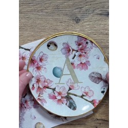 Con servilletas. - taller monográfico decoupage artístico sobre vidrio