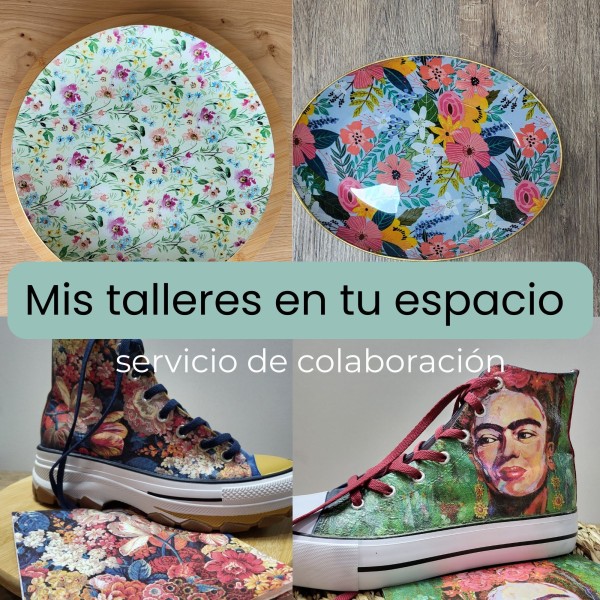 Llevo mis talleres a tu espacio  ¿Tienes un espacio donde impartes talleres y te gusta mi trabajo? Hablemos.