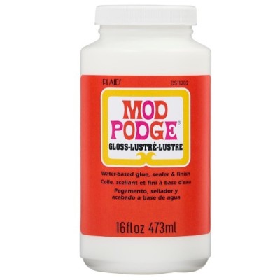 Decoupage Mod Podge Gloss 473ml acabado brillante.