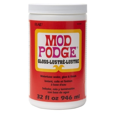 Decoupage Mod Podge Gloss 946ml acabado brillante.