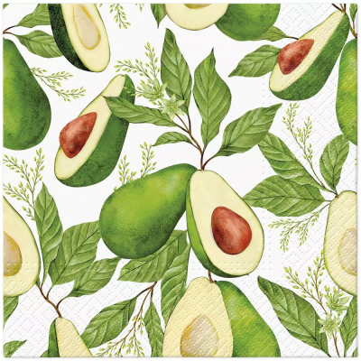 Servilletas de 33cmx33cm Aguacates