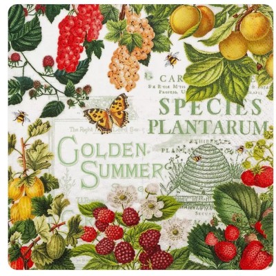 Servilletas de 33cmx33cm Frutas de verano