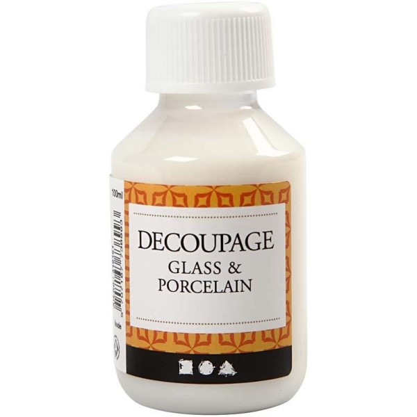 Pegamento y Barniz Decoupage para Vidrio y Porcelana 100 ml