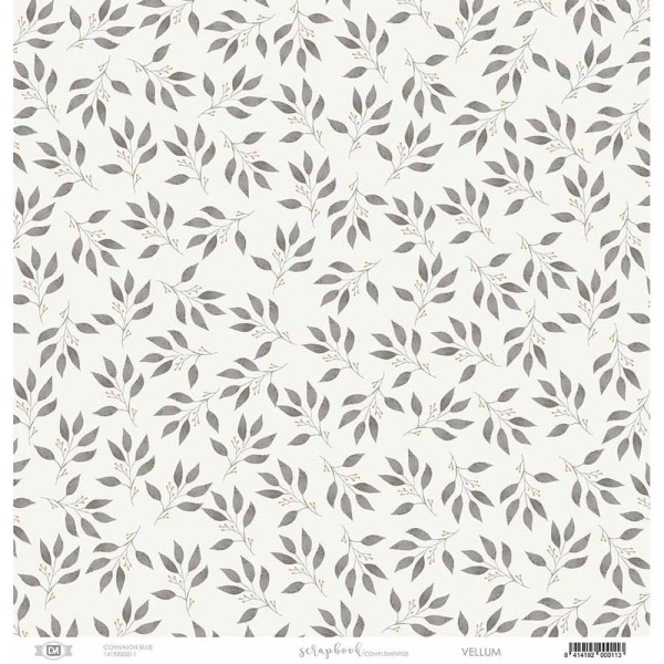 Papel Vellum Scrap Comunión Blue