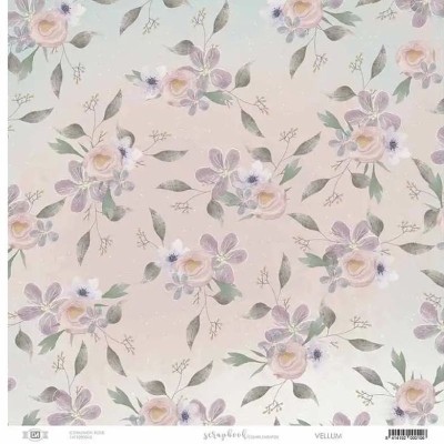 Papel Vellum Scrap Comunión Rose