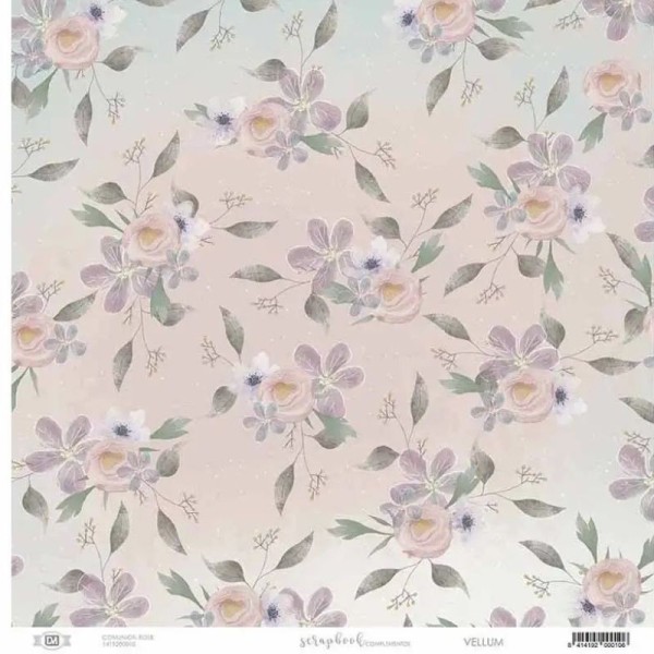 Papel Vellum Scrap Comunión Rose