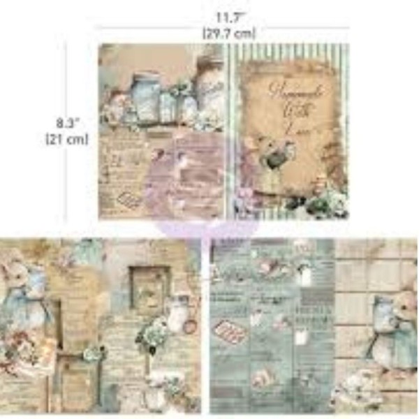 The Home Baker Collection A4 Decoupage Paper