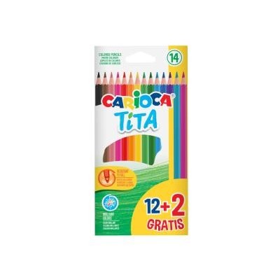 Lápices de colores Tita caja de 12 uds Carioca