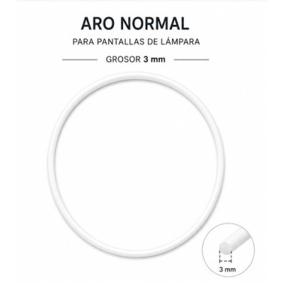 Aro de 20cm metálicos simple