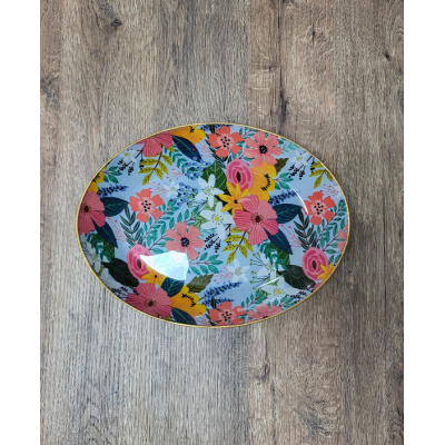 Monográfico decoupage con tela sobre vidrio