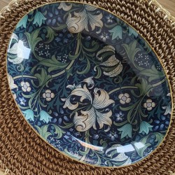 Monográfico decoupage con tela sobre vidrio