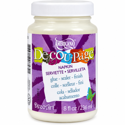 Cola para decoupage con servilletas de papel 236ml de Decoart