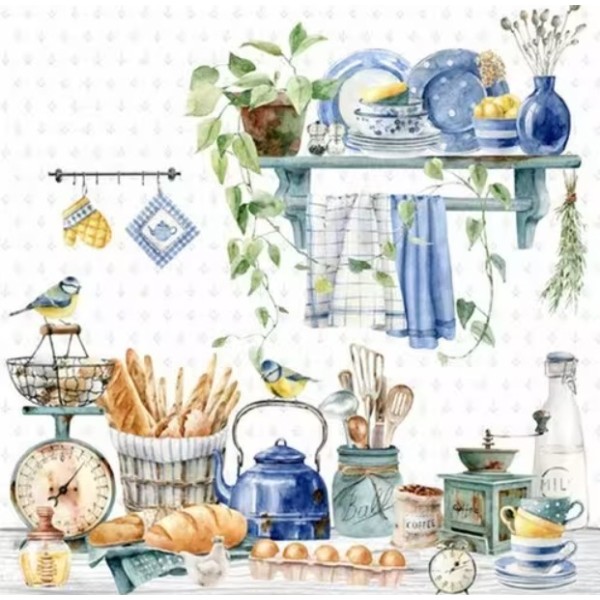 Servilletas 33x33 cm  Petit Déjeuner