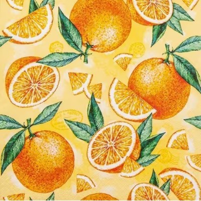 Servilletas 33x33 cm Naranjas