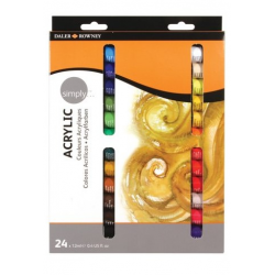 Daler Rowney Simply Acrylic 24 tubos