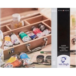 Caja de madera pinturas al óleo Van Gogh