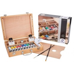 Caja de madera pinturas al óleo Van Gogh