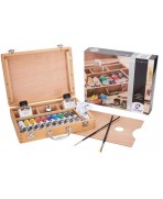 Caja de madera pinturas al óleo Van Gogh