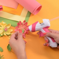 Pistola de silicona pequeña + 10 barras de pegamento
