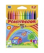 Plastidecor 12 colores Bic