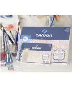 Canson Aquarelle- papel para acuarela, 60% de algodón