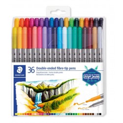 Rotulador de doble punta de fibra 3200 STAEDTLER