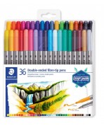 Rotulador de doble punta de fibra 3200 STAEDTLER
