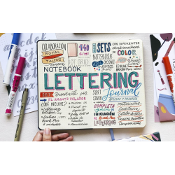 Set Lettering con el AMANTE VOLADOR, 2 colores a elegir.
