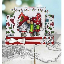 Polkadoodles Gnome sello y troquel