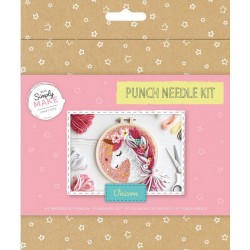 Kit de bordado con agujas- Unicornio.