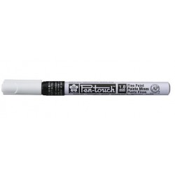 Sakura Pen-Touch fino. Blanco, oro, plata, cobre y negro por unidad.